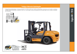 Carrelli elevatori frontali a gas OMG Ergos 60 G 