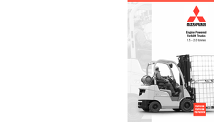 Carrelli elevatori frontali a gas Mitsubishi FG15N