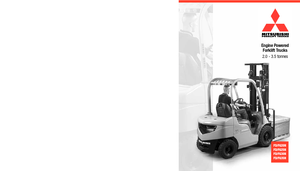 Carrelli elevatori frontali a gas Mitsubishi FG20N