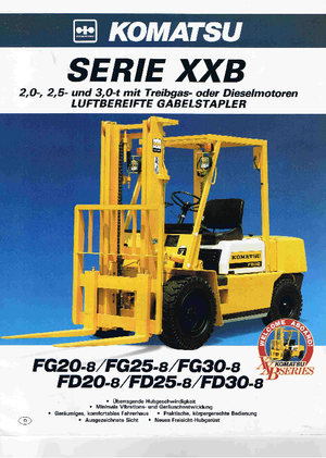 Carrelli elevatori frontali a gas Komatsu FG 20 T-8