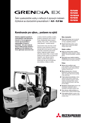 Carrelli elevatori frontali a gas Mitsubishi FG50CN
