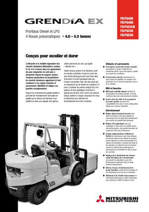 Carrelli elevatori frontali a gas Mitsubishi FG50CN