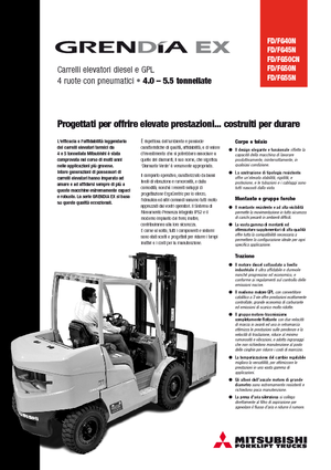 Carrelli elevatori frontali a gas Mitsubishi FG50CN
