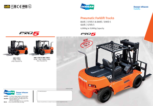 Carrelli elevatori frontali a gas Doosan G60S-5