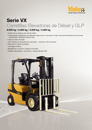 Carrelli elevatori frontali a gas Yale GLP 35VX Productivity