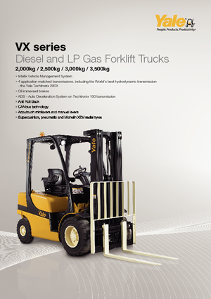 Carrelli elevatori frontali a gas Yale GLP 35VX Base
