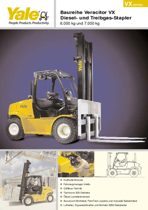 Carrelli elevatori frontali a gas Yale GLP 70VX Base