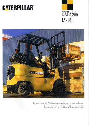 Carrelli elevatori frontali a gas Caterpillar GP 18 K