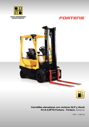 Carrelli elevatori frontali a gas Hyster H1.8FT