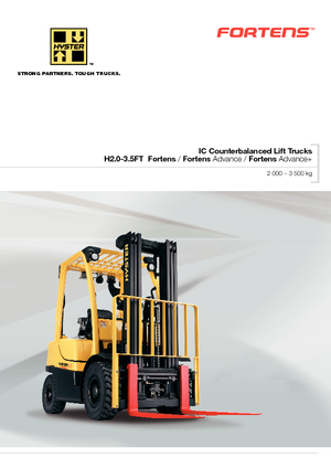 Carrelli elevatori frontali a gas Hyster H 2.5 FT