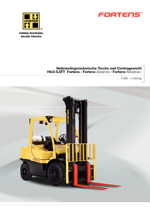 Carrelli elevatori frontali a gas Hyster H4.0FT5