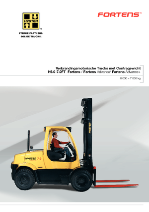 Carrelli elevatori frontali a gas Hyster H 7.0 FT