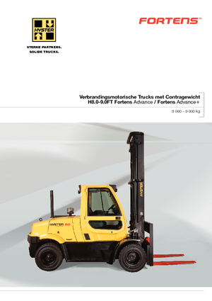 Carrelli elevatori frontali a gas Hyster H8.0FT 6