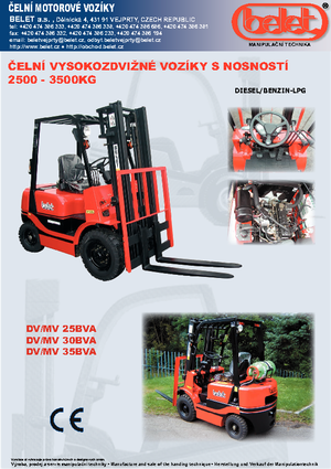 Carrelli elevatori frontali a gas Belet MV 30 BVB