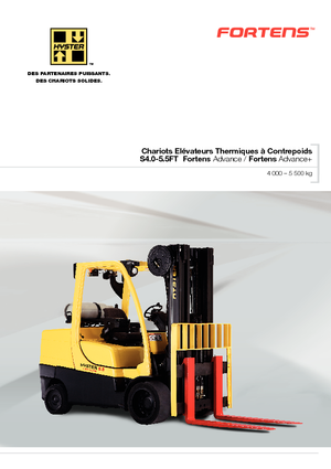Carrelli elevatori frontali a gas Hyster S5.5FT