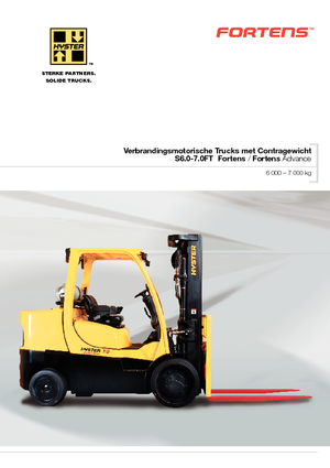 Carrelli elevatori frontali a gas Hyster S6.0FT