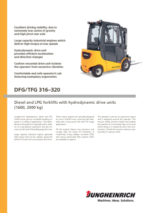 Carrelli elevatori frontali a gas Jungheinrich TFG 320