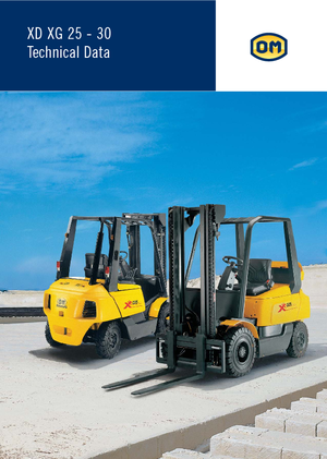 Carrelli elevatori frontali a gas OM XG 30