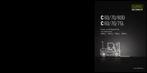 Carrelli elevatori frontali a gas Clark C60 L