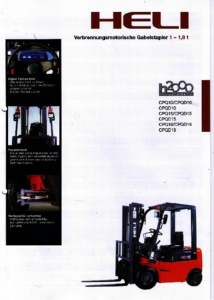 Carrelli elevatori frontali a gas Heli CPQD 15