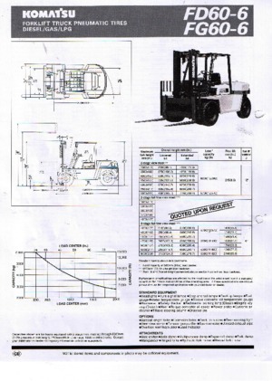 Carrelli elevatori frontali a gas Komatsu FG 60-6