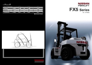 Carrelli elevatori frontali a gas Nissan FX 5-50