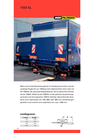 Sponde di carico MBB Palfinger 1500 KL