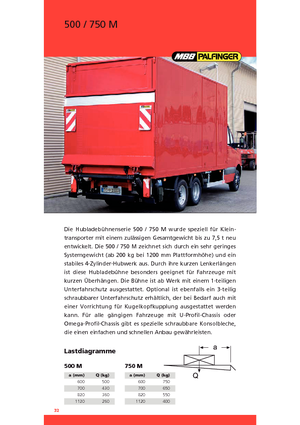 Sponde di carico MBB Palfinger 500 M