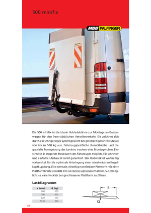 Sponde di carico MBB Palfinger 500 minifix