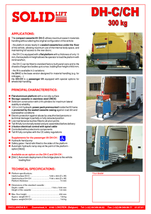 Sponde di carico Dhollandia DH-CH