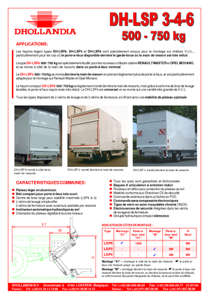 Sponde di carico Dhollandia DH-LSP 3-4-6