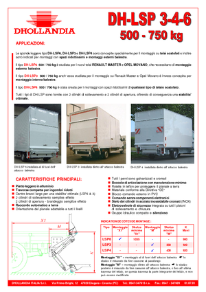 Sponde di carico Dhollandia DH-LSP 3-4-6