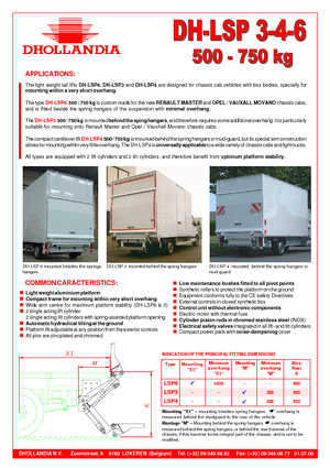 Sponde di carico Dhollandia DH-LSP 3-4-6