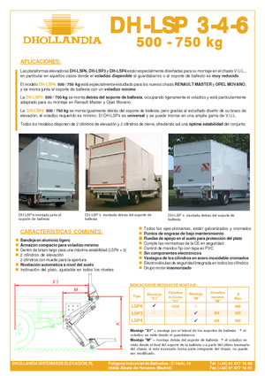 Sponde di carico Dhollandia DH-LSP 3-4-6