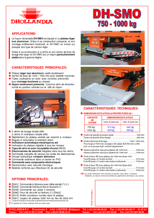 Sponde di carico Dhollandia DH-SMO