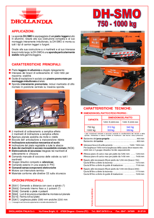 Sponde di carico Dhollandia DH-SMO