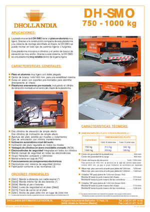 Sponde di carico Dhollandia DH-SMO