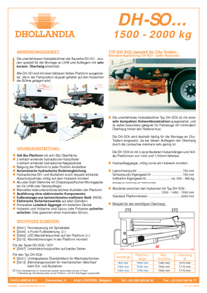 Sponde di carico Dhollandia DH-SO
