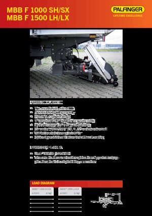 Sponde di carico MBB Palfinger MBB F 1000 SH