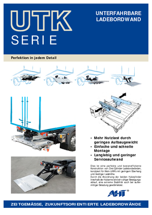 Sponde di carico AHT UTK 1500 ST/AL