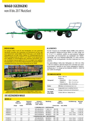 Rimorchi a pianale ribassato Joskin WAGO-LOADER LTR12000T20