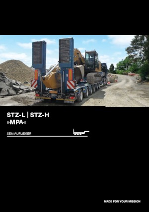 Semirimorchio a pianale ribassato Goldhofer MPA