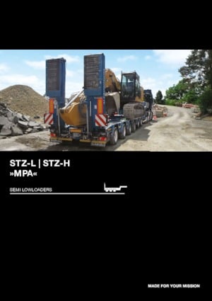 Semirimorchio a pianale ribassato Goldhofer MPA