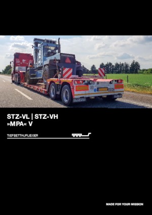 Semirimorchio a pianale ribassato Goldhofer STZ-VL