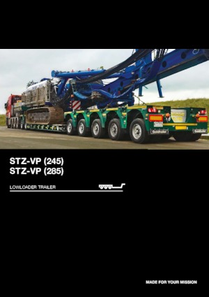 Semirimorchio a pianale ribassato Goldhofer STZ-VP 245