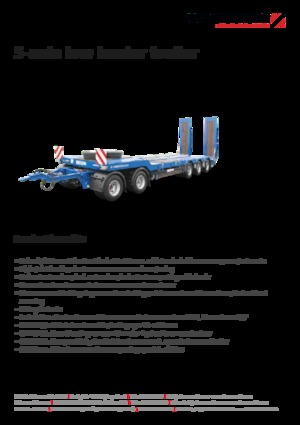 Rimorchio ribassato Schwarzmüller 5-axle low loader trailer
