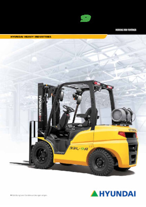 Carrelli elevatori frontali a gas Hyundai 33L-9A