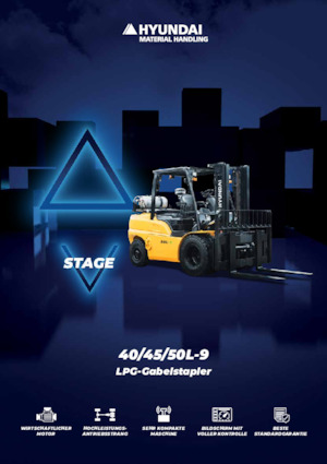 Carrelli elevatori frontali a gas Hyundai 40L-9