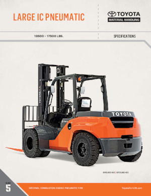 Carrelli elevatori frontali a gas Toyota 8FG70U