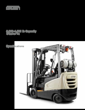 Carrelli elevatori frontali a gas Crown CGC15S-9